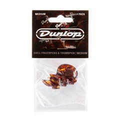Набір медіаторів Dunlop 9010TP Fingerpick (3 шт.) + Thumbpick (1 шт.) Medium 125389 фото