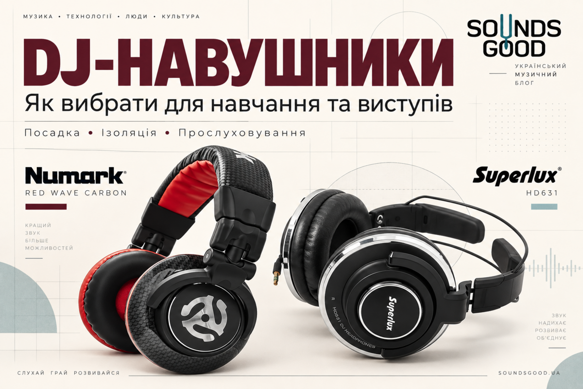 Як вибрати DJ-навушники: посадка, ізоляція та попереднє прослуховування