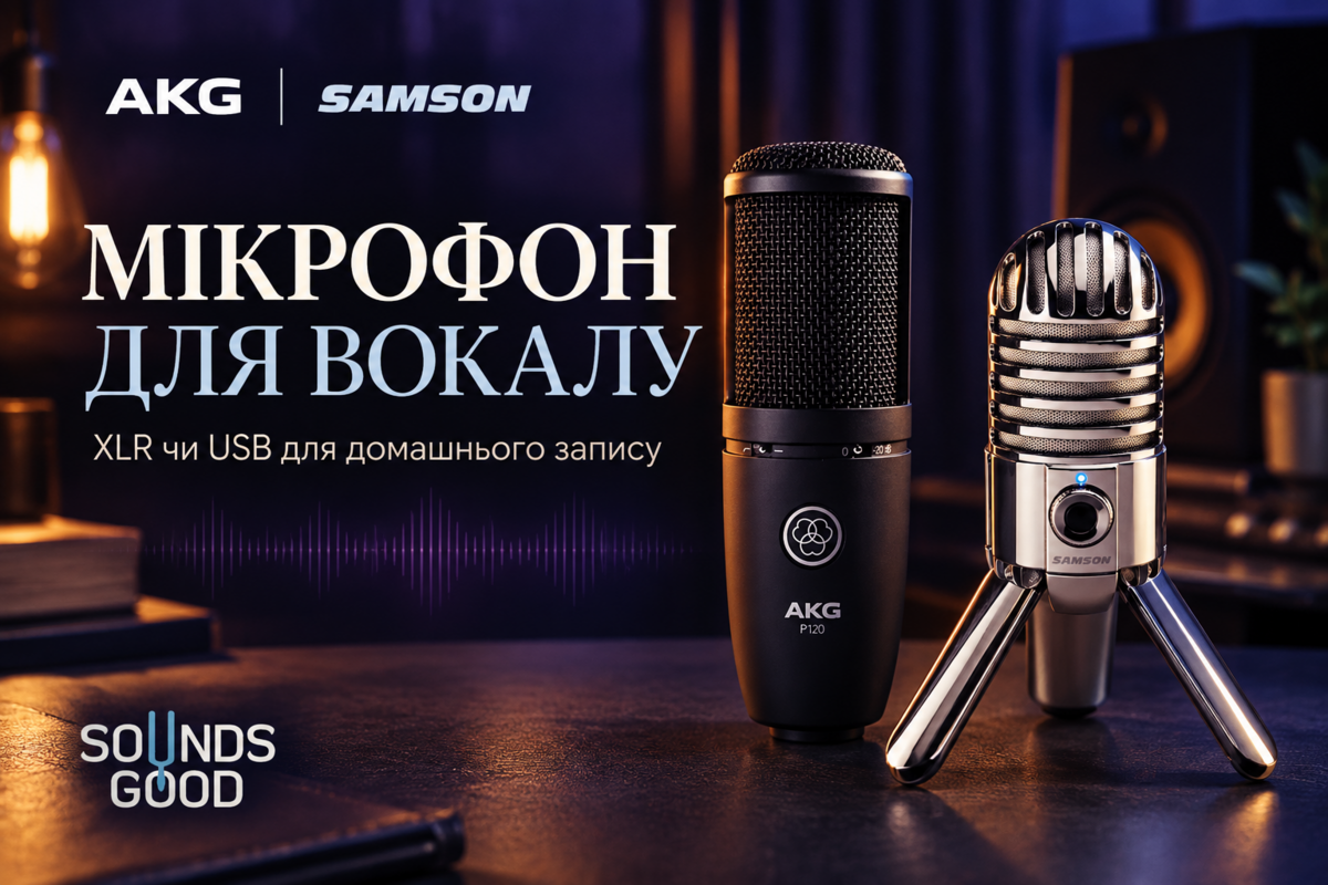 How to choose a microphone for recording vocals at home: XLR, USB and the room