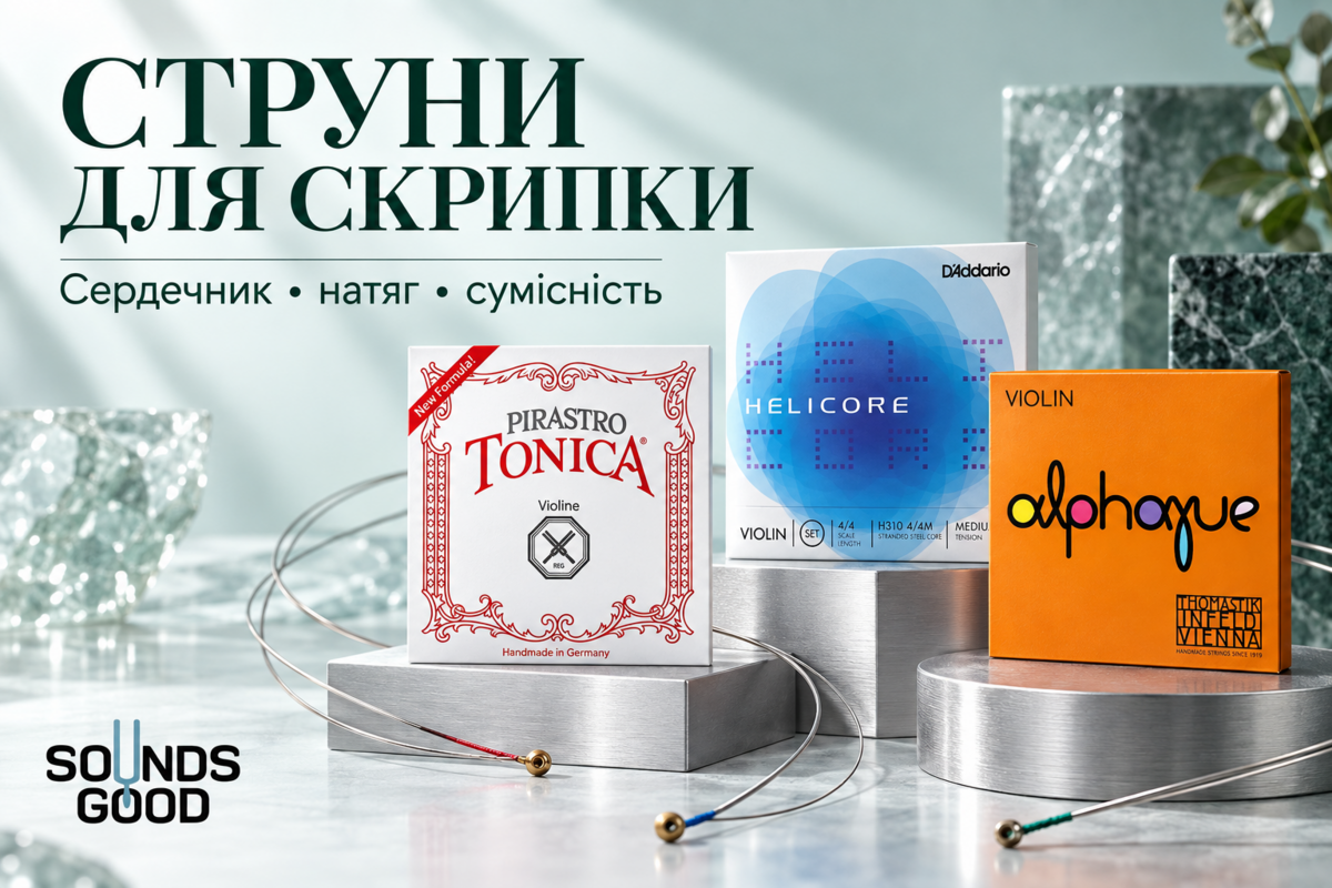 How to choose violin strings: core, tension and compatibility