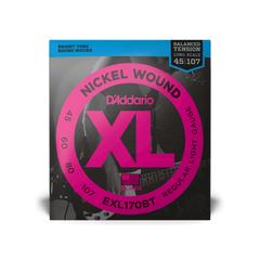 D'ADDARIO EXL170BT XL NICKEL WOUND BALANCED TENSION REGULAR LIGHT (45-107) 30086 фото