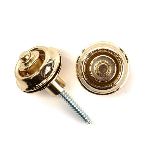 Стреплок Dunlop SLS1404G Gold Straplok Strap Retainers Flush Mount 121946 фото