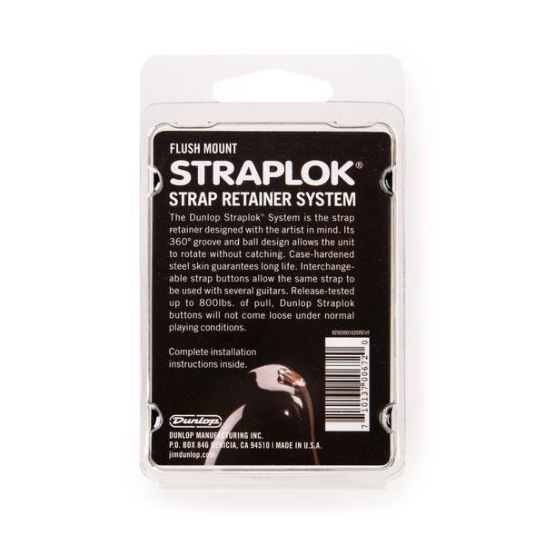 Стреплок Dunlop SLS1404G Gold Straplok Strap Retainers Flush Mount 121946 фото