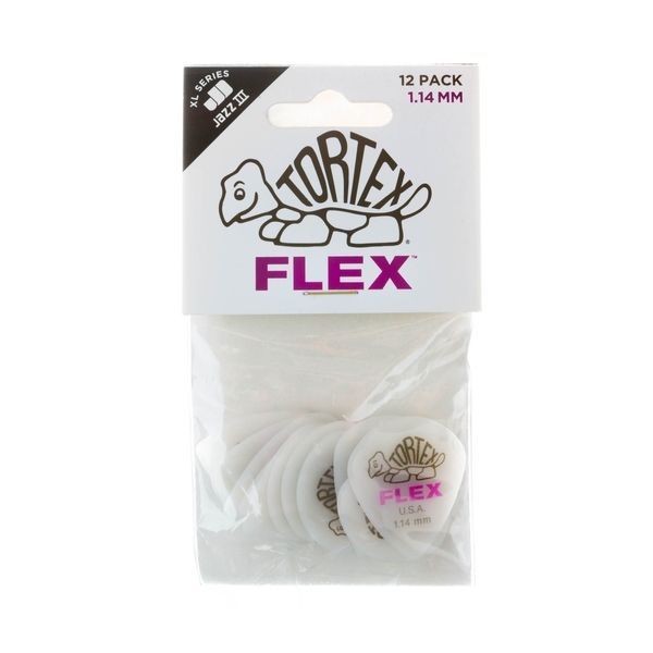 Медіатор Dunlop 466P1.14 Tortex Flex Jazz III XL 1.14 mm (12 шт.) 125915 фото