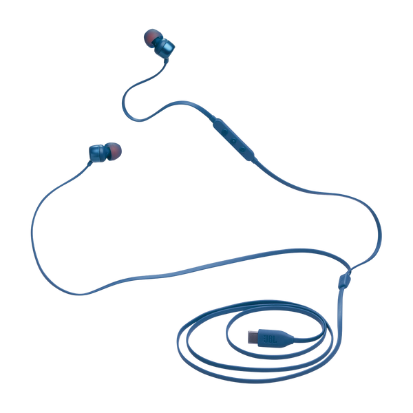 JBL Tune 310C USB-C &mdash; дротові Hi-Res внутрішньоканальні навушники, синій JBLT310CBLU фото