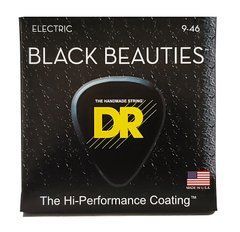 DR Strings BLACK BEAUTIES Electric - Light Heavy (9-46) 40775 фото