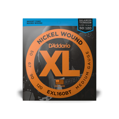 D'ADDARIO EXL160BT XL NICKEL WOUND BALANCED TENSION BASS MEDIUM (50-120) 30085 фото
