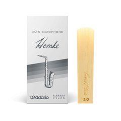 Трость для альт-саксофона D'Addario Hemke №3,0 (1 шт) 23624 фото