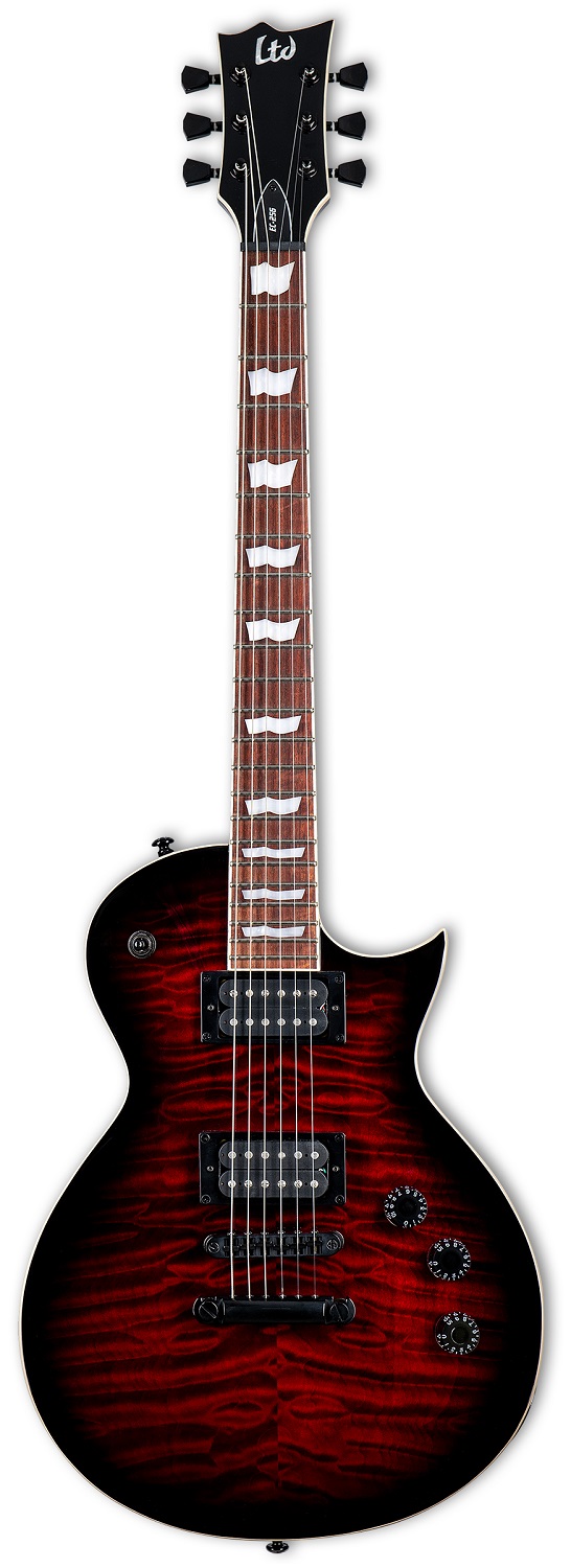 LTD EC-256QM See Thru Black Cherry Sunburst — вид спереди
