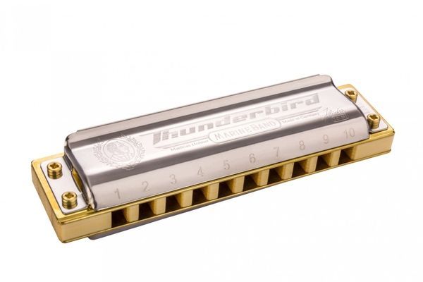 Губная гармошка Hohner Marine Band Thunderbird M201174X Low Bb-major Box 128775 фото