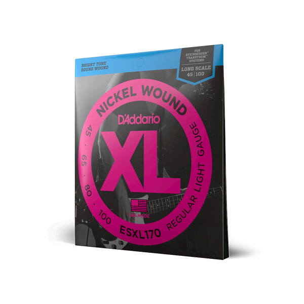 D'ADDARIO ESXL170 XL NICKEL WOUND BASS REGULAR LIGHT DOUBLE BALL END (45-100) 37220 фото