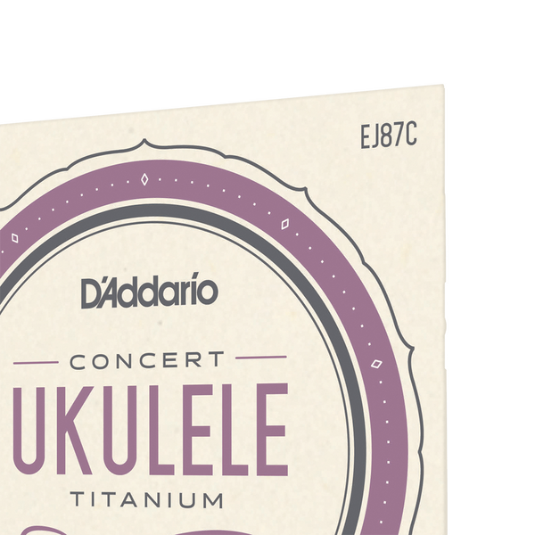 Струны для укулеле D'ADDARIO EJ87C TITANIUM UKULELE CONCERT 29592 фото