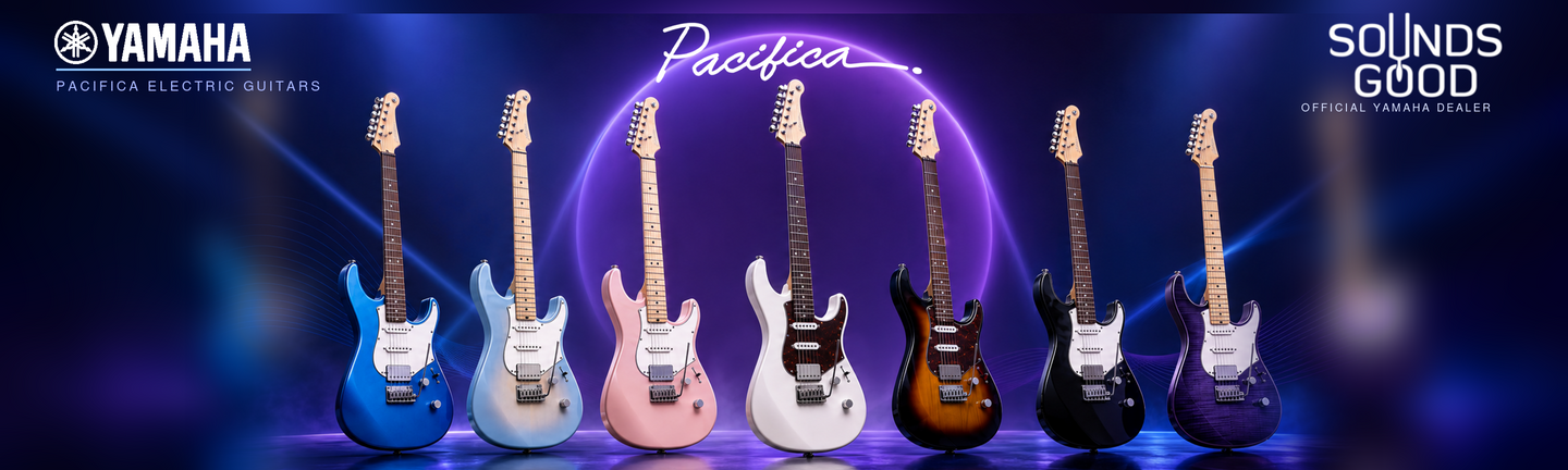 Электрогитары Yamaha Pacifica разных цветов — официальный дилер SoundsGood