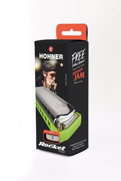 Губная гармошка Hohner Progressive Rocket AMP M2015066P F-major 128782 фото