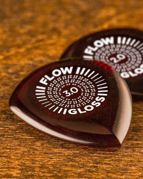 Медиатор Dunlop 550R3.0 Ultex Flow Gloss 3.0 mm (12 шт.) 127234 фото