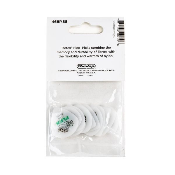 Медіатор Dunlop 468P.88 Tortex Flex Jazz III .88 mm (12 шт.) 125902 фото