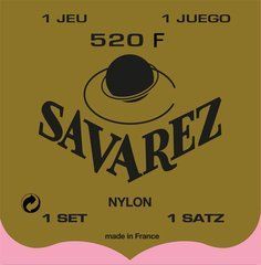 Струни для класичної гітари Savarez Traditional 520F (silver wound G3) Normal Tension 112584 фото