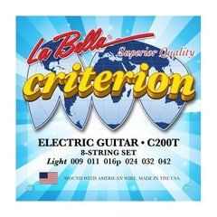 Струни для електрогітари La Bella Criterion C200T, 9-42 112540 фото