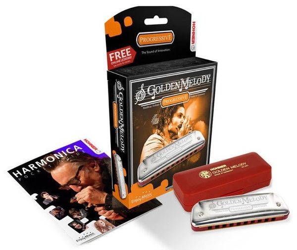 Губная гармошка Hohner Golden Melody M542056X E-major Box 126022 фото