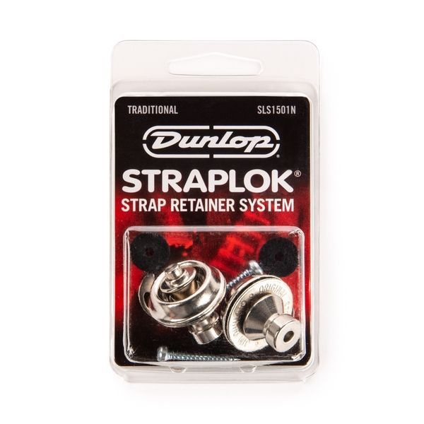 Стреплок Dunlop SLS1501N Nickel Straplok Strap Retainers Traditional 121005 фото