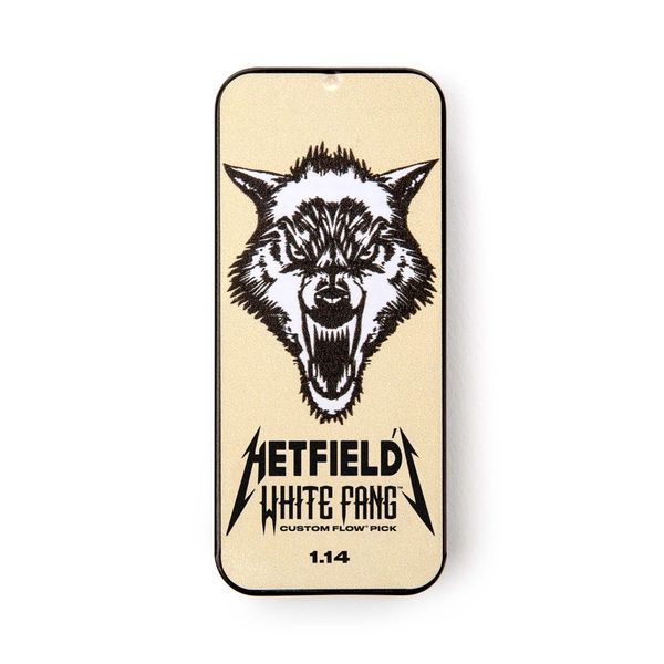 Медіатор Dunlop PH122T1.14 White Fang Pick Tin 1.14 mm (6 шт.) 127249 фото