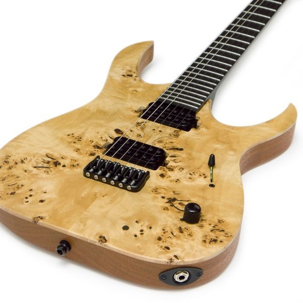 Электрогитара Mayones Duvell Elite 6 Eye Poplar 3A/Mahogany Khaya Trans Natural Matt (DF2304384) 127977 фото