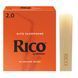 Тростина для альт-саксофона D'Addario Rico №2,0 (1 шт) 23631 фото 1