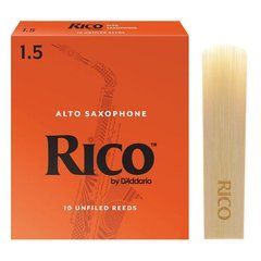 Тростина для альт-саксофона D'Addario Rico №1,5 (1 шт) 23629 фото
