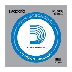 D'ADDARIO PL008 Plain Steel 008 28520 фото