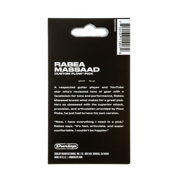 Медиатор Dunlop 548PRM1.0 Rabea Massaad Flow 1.0 mm (6 шт.) 127230 фото