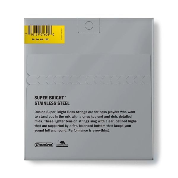 DUNLOP DBSBS40100 SUPER BRIGHT STEEL (40-100) 32307 фото