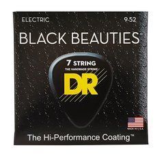 DR Strings BLACK BEAUTIES Electric - Light 7-String (9-52) 40778 фото