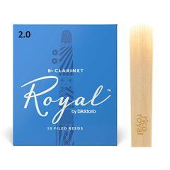 Трость для кларнета Bb D'Addario Royal №2,0 (1 шт) 23685 фото