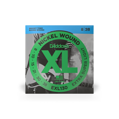 D'ADDARIO EXL130 XL NICKEL WOUND EXTRA SUPER LIGHT (08-38) 19638 фото
