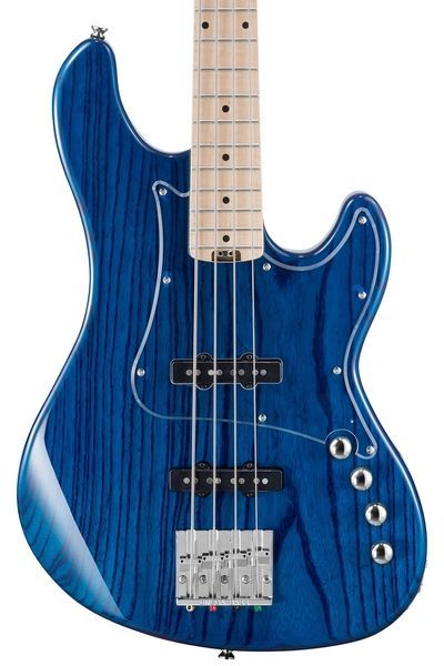 Бас-гитара CORT GB74JJ (Aqua Blue) 37196 фото