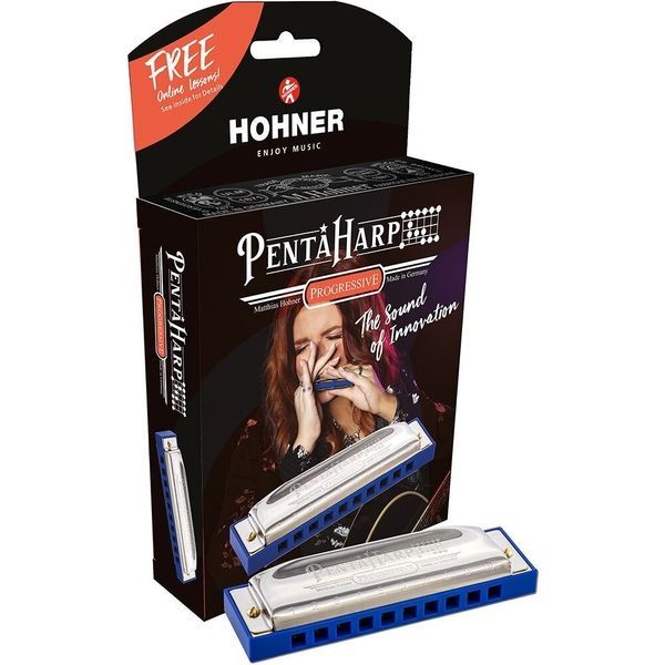 Губная гармошка Hohner Progressive Pentaharp M2110X A-minor 127869 фото