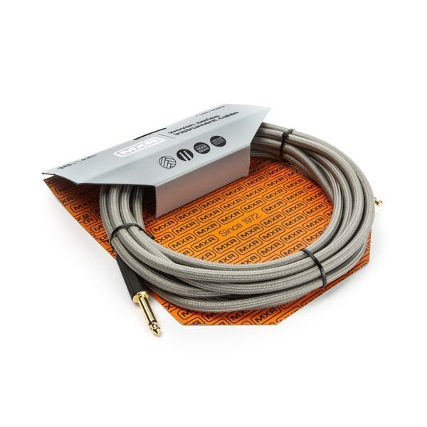 Кабель инструментальный MXR Pro DCIW18 Woven Silver (Jack 6,3мм/Jack 6,3мм, 5,5м) 126391 фото
