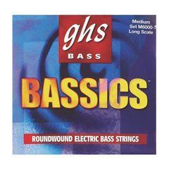 Струни для 5-струнної бас-гітари GHS Bassics M6000-5, 44-130 117296 фото