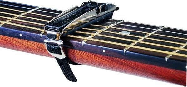 Каподастр для акустической гитары DUNLOP 15C Deluxe Toggle, изогнутая накладка 26658 фото