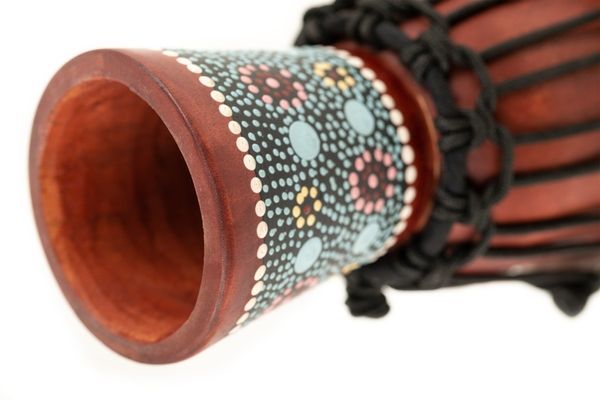 Джембе Meinl African Style Mini HDJ8-XXS (4 1/2") Flower Design 123024 фото