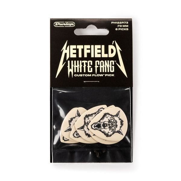 Медіатор Dunlop PH122P.73 Hetfield's White Fang .73 mm (6 шт.) 126982 фото