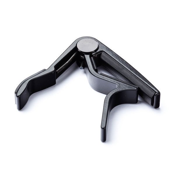 Каподастр для акустической гитары Dunlop 84FB Black Acoustic Trigger Flat Capo 114889 фото