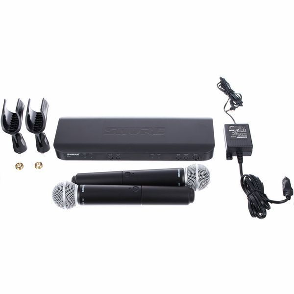 Shure BLX288/SM58 Combo S8 &mdash; двухканальная вокальная радиосистема с двумя SM58 315735 фото