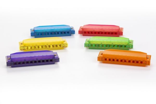 Набор губных гармошек Hohner Beginner Translucent Harp M1110CA C-major (48 шт.) 128578 фото
