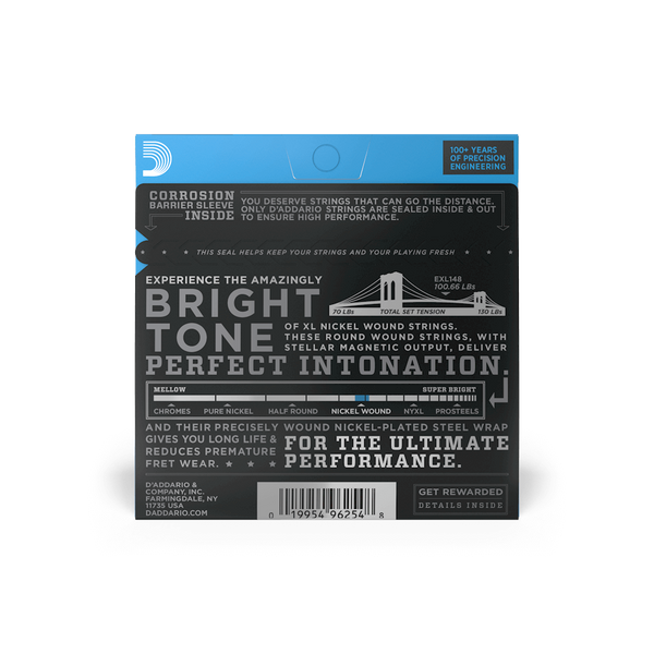D'ADDARIO EXL148 XL NICKEL WOUND EXTRA HEAVY (12-60) 26151 фото