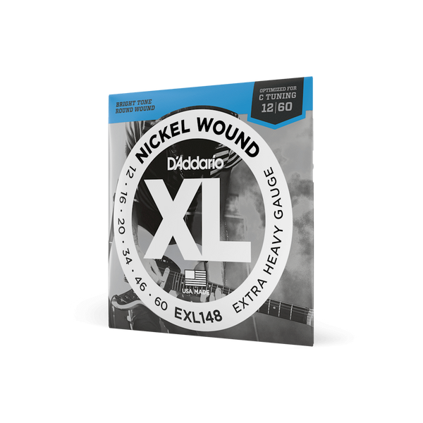D'ADDARIO EXL148 XL NICKEL WOUND EXTRA HEAVY (12-60) 26151 фото