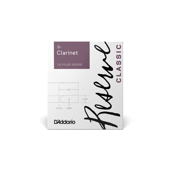 Трость для кларнета Bb D'Addario Reserve Classic №2,0 (1 шт) 34834 фото