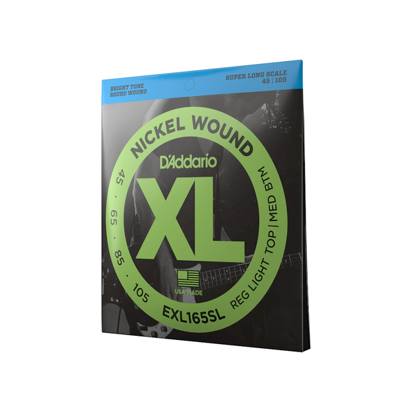 D'ADDARIO EXL165SL XL NICKEL WOUND BASS REG LIGHT TOP / MED BOTTOM (45-105) 29809 фото