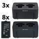 Зарядный комплект Sennheiser EW-DX 8 Slot Charging Bundle (CHG 70N-C + PSU + 8x BA 70) 614039 фото 1