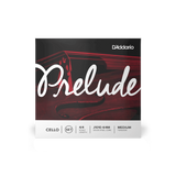 Комплект струн D'Addario Prelude 4/4 для виолончели (Medium Tension) 19512 фото